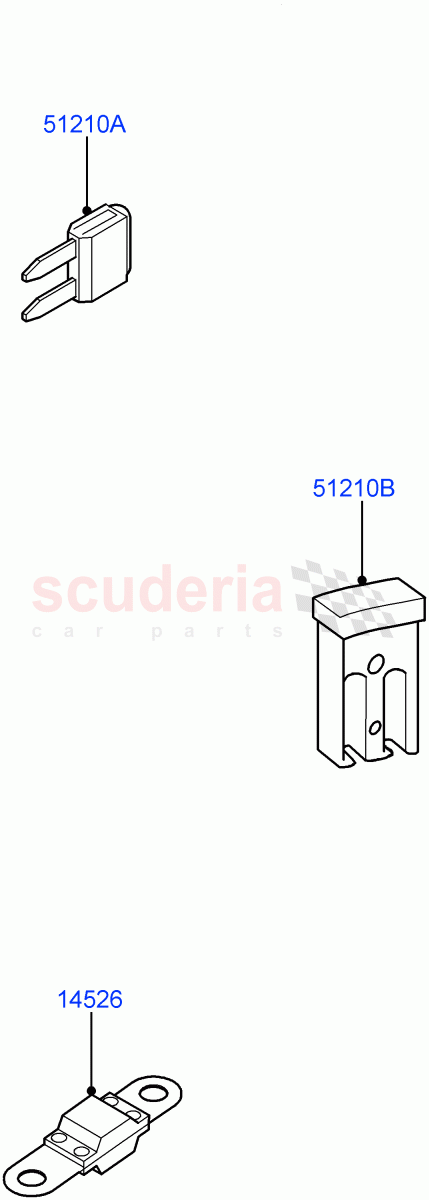 Fuses, Holders And Circuit Breakers of Land Rover Land Rover Range Rover (2022+) [3.0 I6 Turbo Diesel AJ20D6]