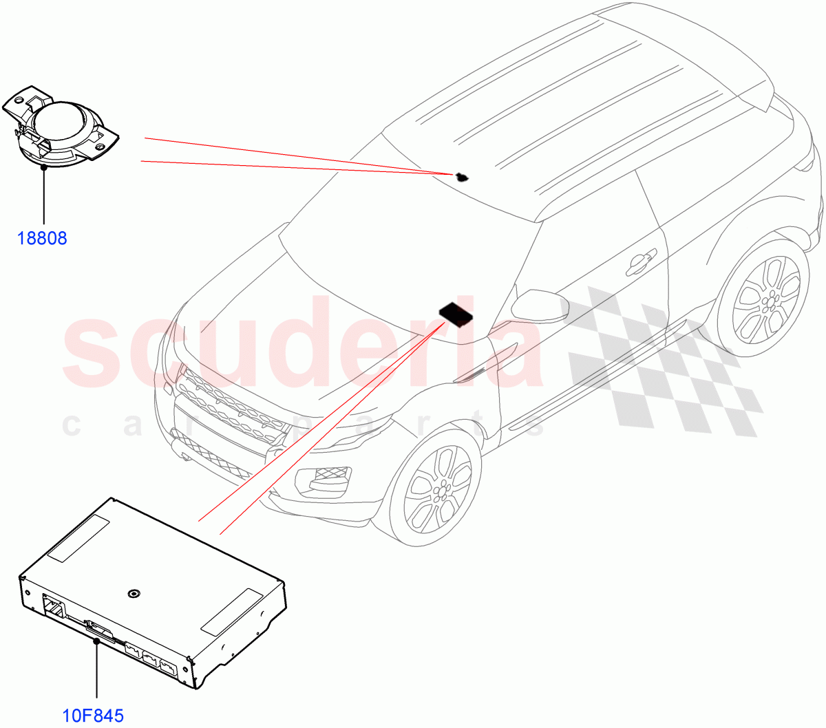 Telematics(Telematics Control Unit)(Itatiaia (Brazil))((V)FROMGT000001) of Land Rover Land Rover Range Rover Evoque (2012-2018) [2.2 Single Turbo Diesel]