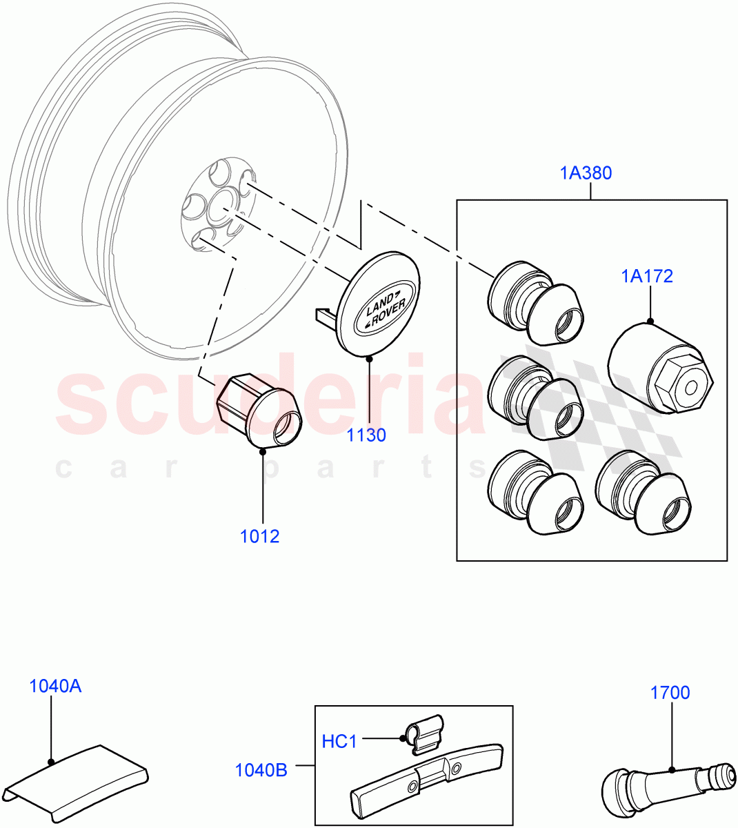 Wheels(Additional Equipment)((V)FROMAA000001) of Land Rover Land Rover Range Rover Sport (2010-2013) [3.6 V8 32V DOHC EFI Diesel]