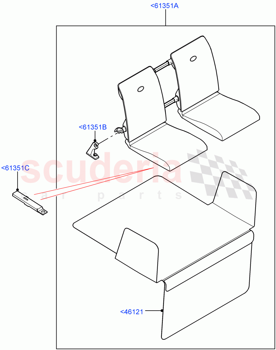 Touring Accessories(Tailgate Event Seating)((V)FROMJA000001) of Land Rover Land Rover Range Rover Sport (2014+) [2.0 Turbo Diesel]