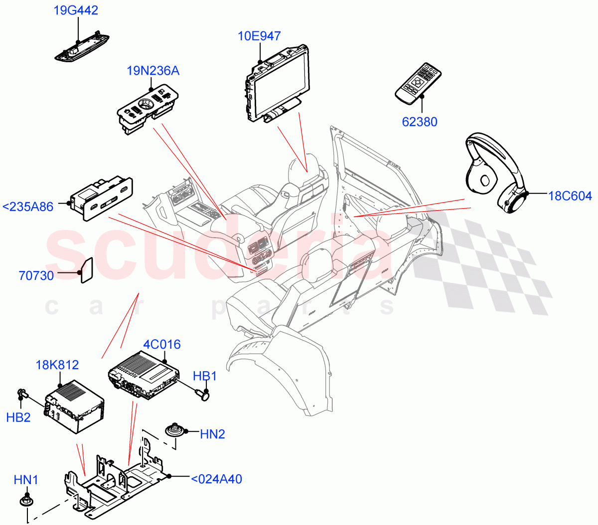 Family Entertainment System((V)FROMJA000001) of Land Rover Land Rover Range Rover (2012-2021) [3.0 DOHC GDI SC V6 Petrol]