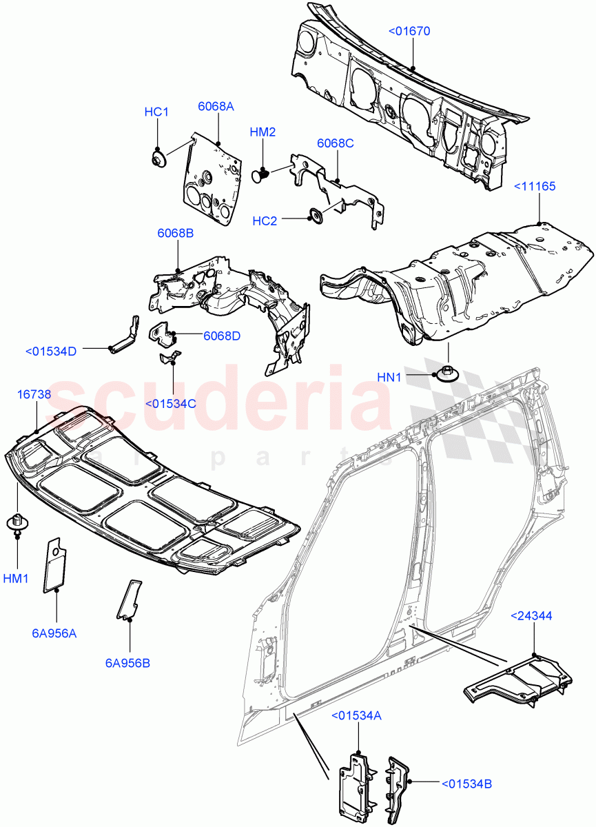 Insulators - Front(Less Armoured)((V)FROMAA000001) of Land Rover Land Rover Range Rover (2010-2012) [3.6 V8 32V DOHC EFI Diesel]