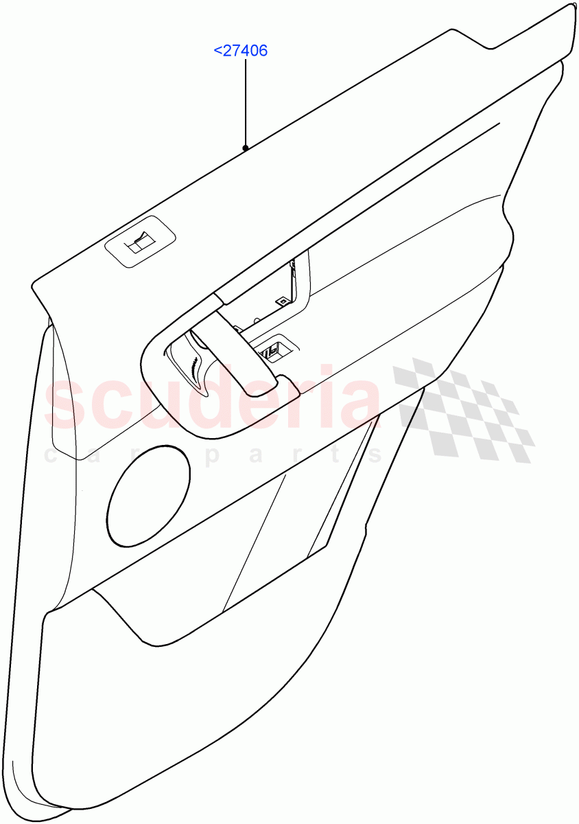 Rear Door Trim Panels(Itatiaia (Brazil))((V)FROMGT000001) of Land Rover Land Rover Discovery Sport (2015+) [2.2 Single Turbo Diesel]