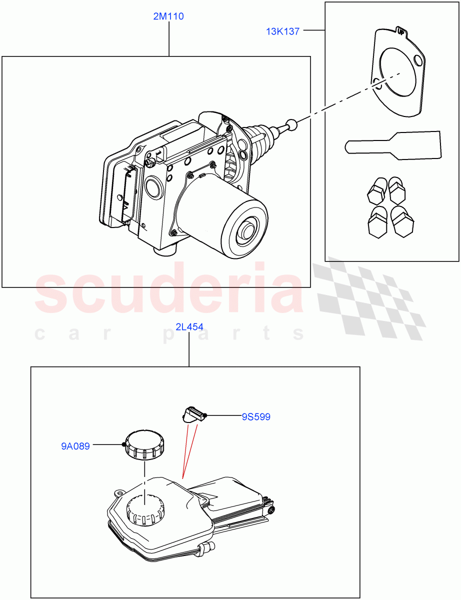 Brake And ABS Pump(Changsu (China))((V)FROMMG140569) of Land Rover Land Rover Discovery Sport (2015+) [2.0 Turbo Diesel AJ21D4]