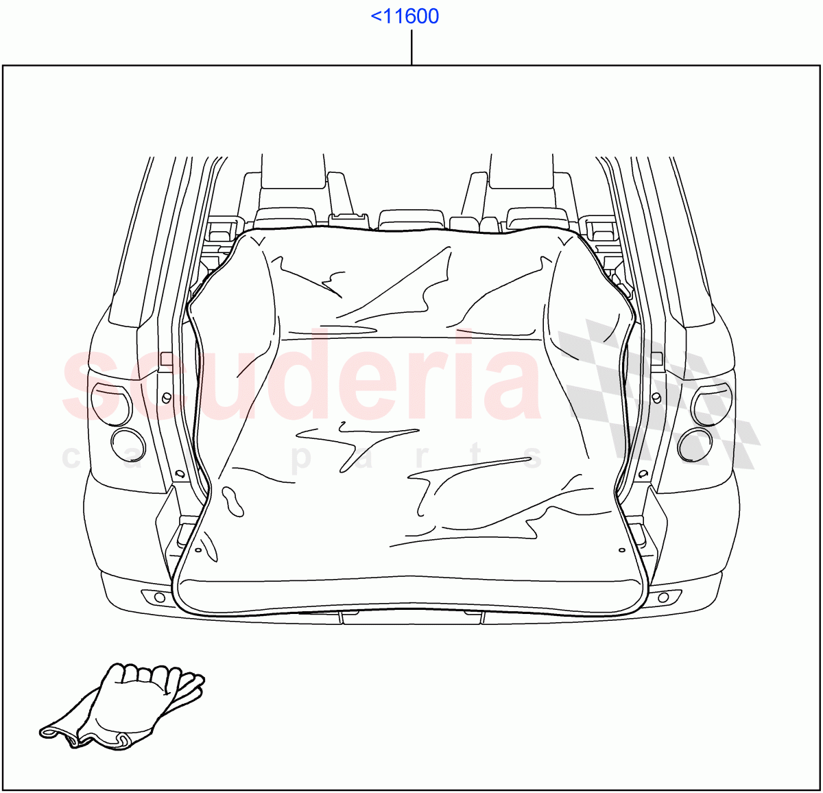 Interior Dress Up(Accessory, Luggage Compartment Liner)((V)FROMAA000001) of Land Rover Land Rover Range Rover Sport (2010-2013) [5.0 OHC SGDI SC V8 Petrol]