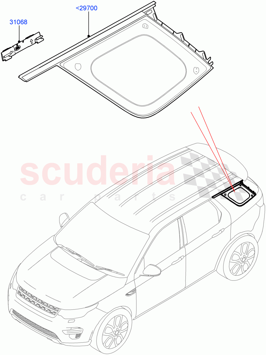 Quarter Windows(Itatiaia (Brazil))((V)FROMGT000001) of Land Rover Land Rover Discovery Sport (2015+) [1.5 I3 Turbo Petrol AJ20P3]