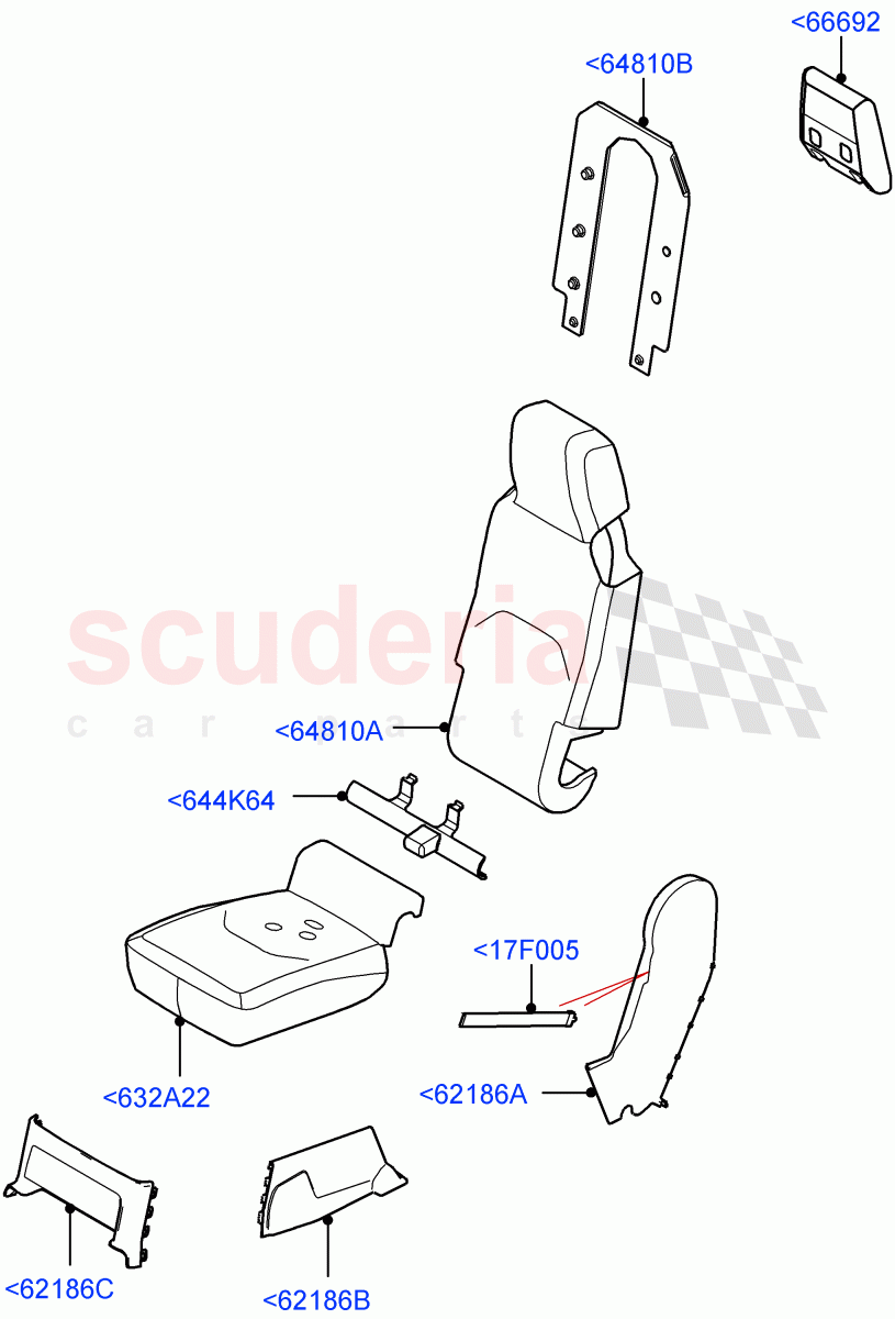 Front Seat Pads/Valances & Heating(Centre Seat)(Standard Wheelbase,Console - Centre Seat,Short Wheelbase) of Land Rover Land Rover Defender (2020+) [5.0 OHC SGDI SC V8 Petrol]