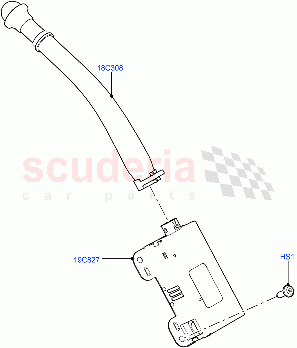 Heater/Air Cond.External Components(Ioniser)(Cabin Air Quality Ionisation,Cabin Air Ionisation / PM2.5)((V)FROMJA000001) of Land Rover Land Rover Range Rover Sport (2014+) [5.0 OHC SGDI SC V8 Petrol]
