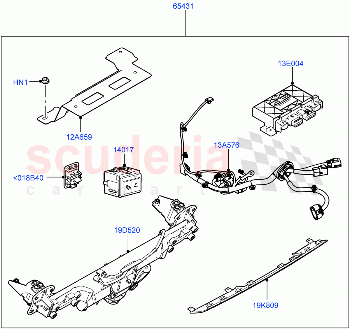 Accessory Pack(Electrically Deployable Tow Bar)((-)"CDN/USA") of Land Rover Land Rover Defender (2020+) [2.0 Turbo Petrol AJ200P]