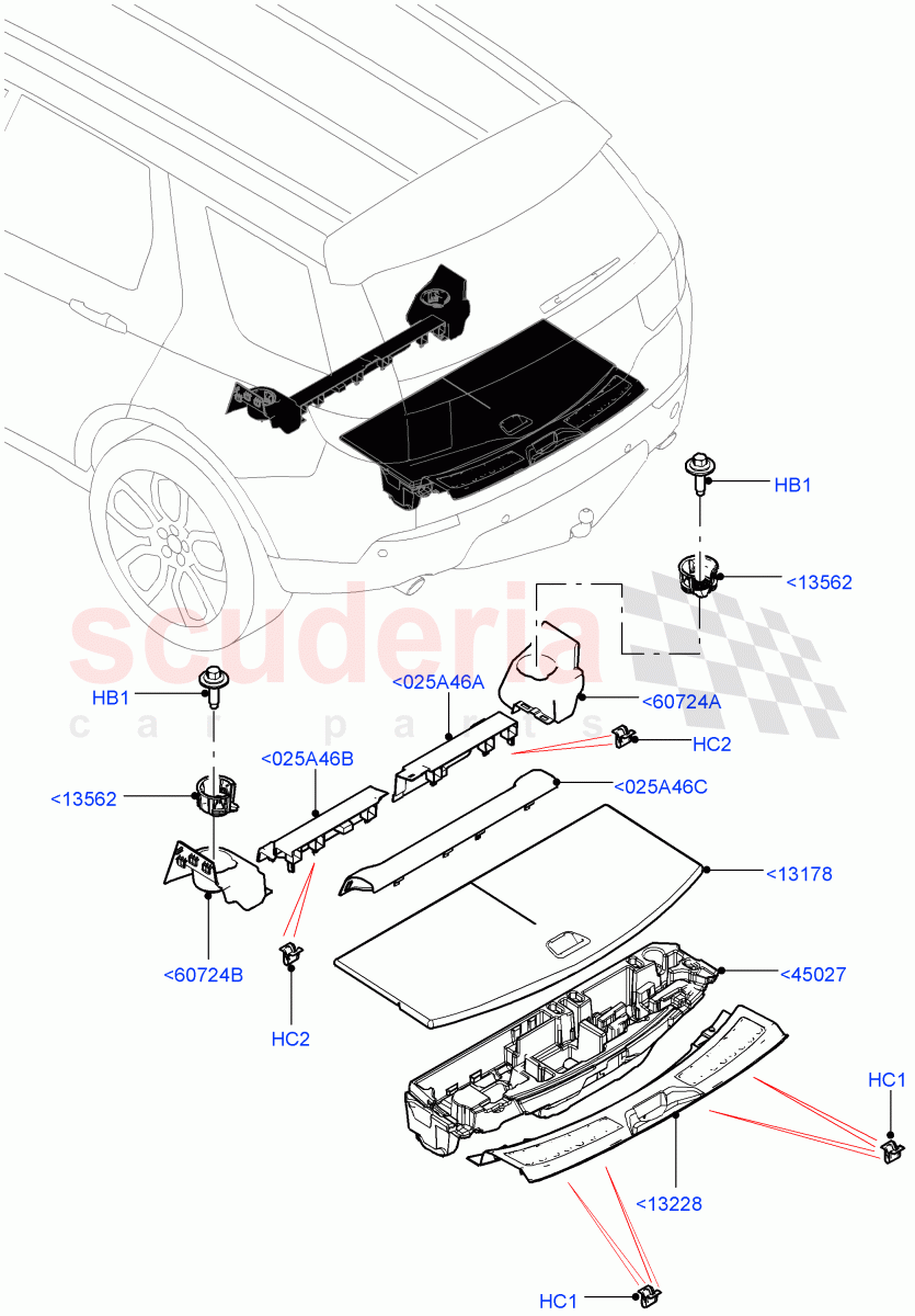 Load Compartment Trim(Floor)(Changsu (China),With 3rd Row Double Seat,With 7 Seat Configuration)((V)FROMFG000001) of Land Rover Land Rover Discovery Sport (2015+) [2.0 Turbo Diesel]