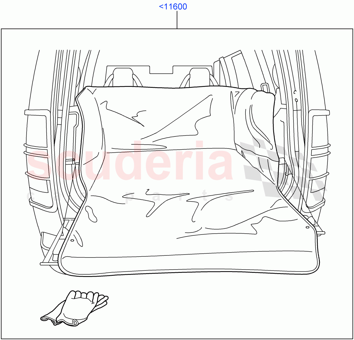 Interior Dress Up(Accessory, Luggage Compartment Liner)((V)FROMAA000001) of Land Rover Land Rover Discovery 4 (2010-2016) [4.0 Petrol V6]