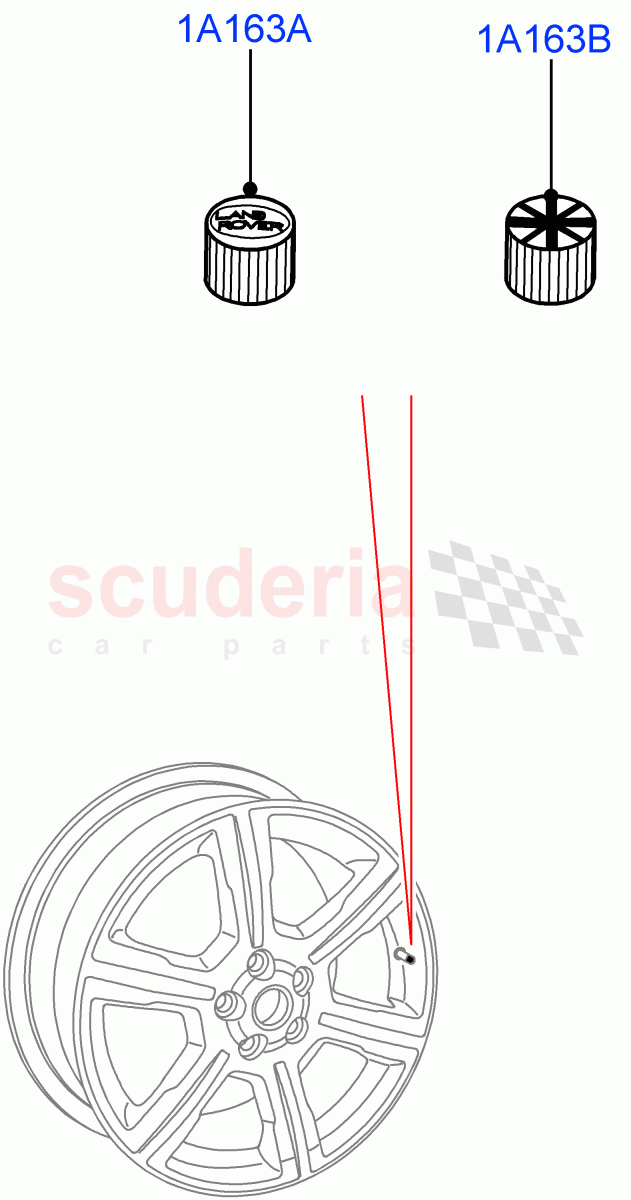 Wheel Ornamentation of Land Rover Land Rover Defender (2020+) [5.0 OHC SGDI SC V8 Petrol]
