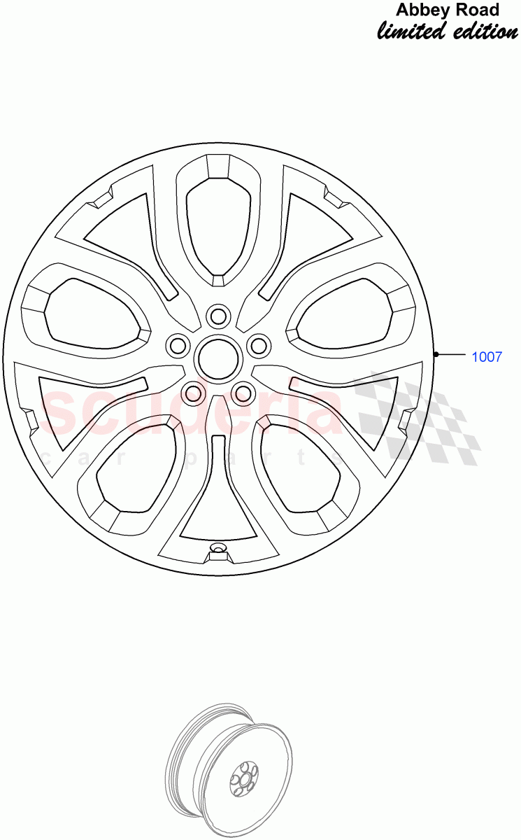 Wheels(Abbey Road LE)(Halewood (UK))((V)FROMFH000001) of Land Rover Land Rover Range Rover Evoque (2012-2018) [2.0 Turbo Diesel]
