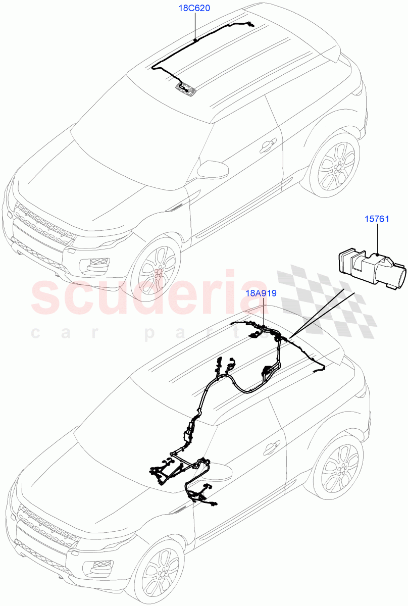 Electrical Wiring - Body And Rear(Audio/Navigation/Entertainment)(Changsu (China))((V)FROMEG000001) of Land Rover Land Rover Range Rover Evoque (2012-2018) [2.0 Turbo Petrol GTDI]