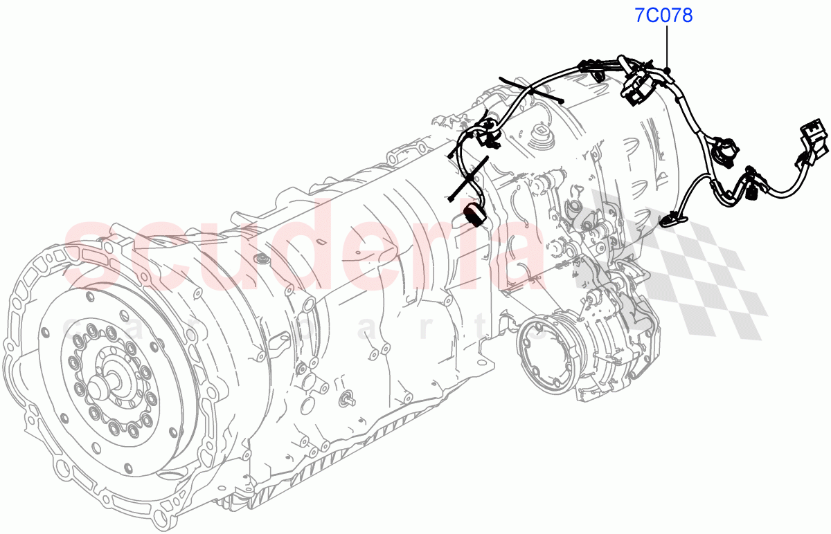 Electrical Wiring - Engine And Dash(Transmission)((V)FROMMH000001) of Land Rover Land Rover Discovery Sport (2015+) [2.0 Turbo Petrol AJ200P]