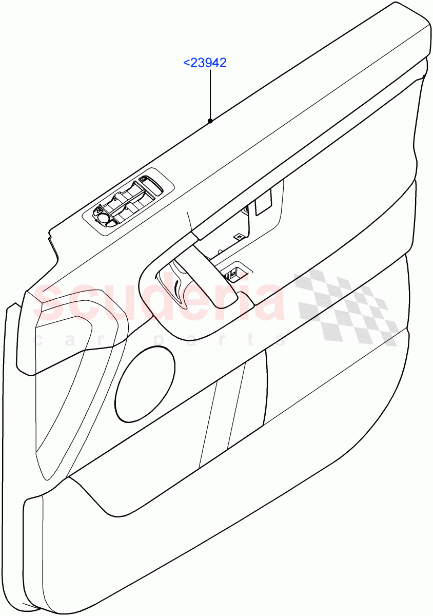Front Door Trim Panels(Itatiaia (Brazil))((V)FROMGT000001) of Land Rover Land Rover Discovery Sport (2015+) [2.0 Turbo Diesel]