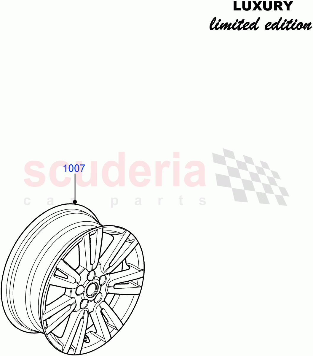 Wheels((V)FROMCA000001) of Land Rover Land Rover Discovery 4 (2010-2016) [3.0 Diesel 24V DOHC TC]