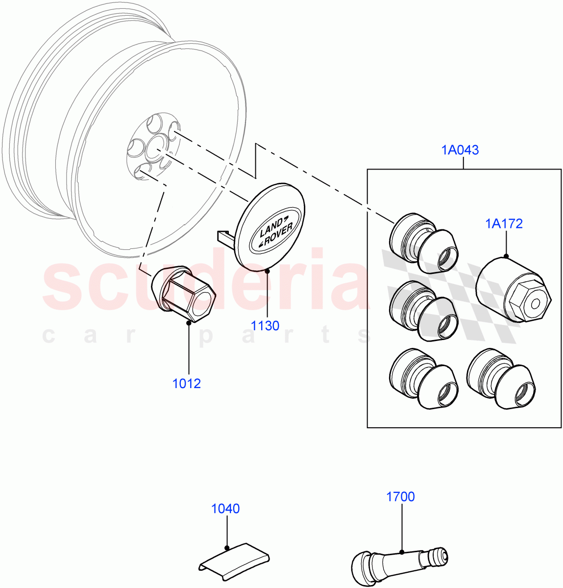 Wheels(Additional Equipment)(Changsu (China))((V)FROMFG000001) of Land Rover Land Rover Discovery Sport (2015+) [2.0 Turbo Diesel]