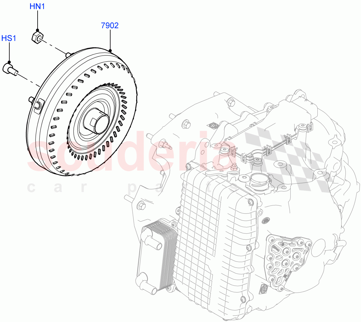 Converter(9 Speed Auto AWD,Changsu (China))((V)FROMEG000001) of Land Rover Land Rover Range Rover Evoque (2012-2018) [2.2 Single Turbo Diesel]