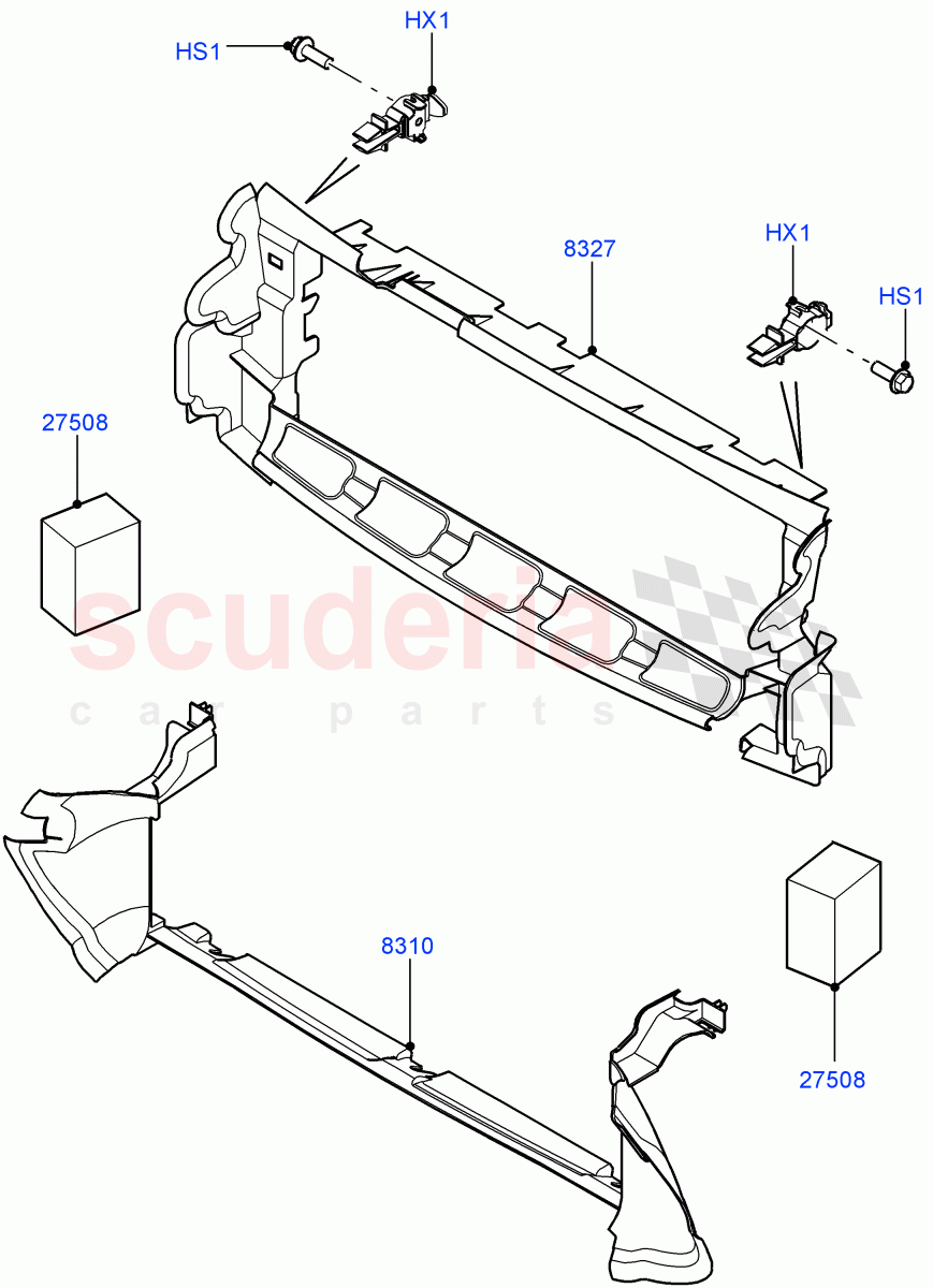 Air Deflectors(Changsu (China))((V)FROMEG000001) of Land Rover Land Rover Range Rover Evoque (2012-2018) [2.0 Turbo Diesel]