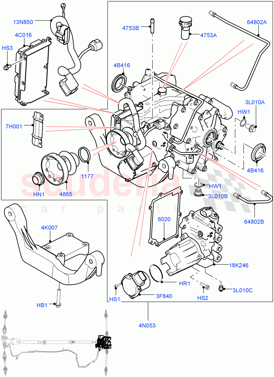 Rear Axle(Internal Components)(Halewood (UK),Dynamic Driveline)((V)FROMHH190581) of Land Rover Land Rover Range Rover Evoque (2012-2018) [2.2 Single Turbo Diesel]