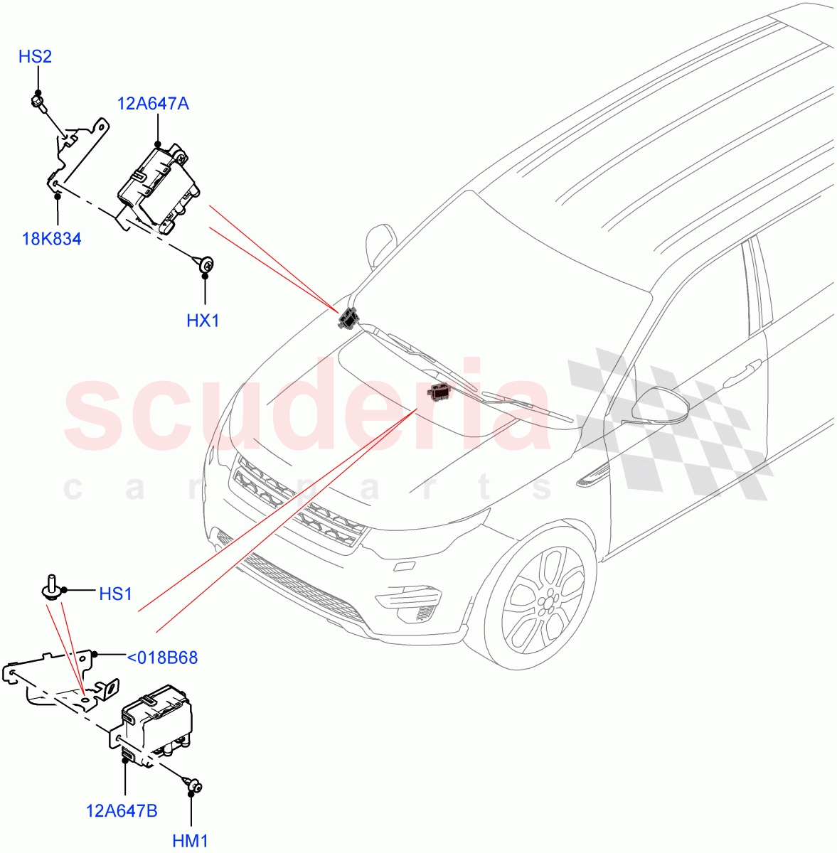 Air Conditioning And Heater Sensors(Changsu (China),Air Purge Ionisation / PM2.5)((V)FROMMG575835) of Land Rover Land Rover Range Rover Evoque (2019+) [1.5 I3 Turbo Petrol AJ20P3]