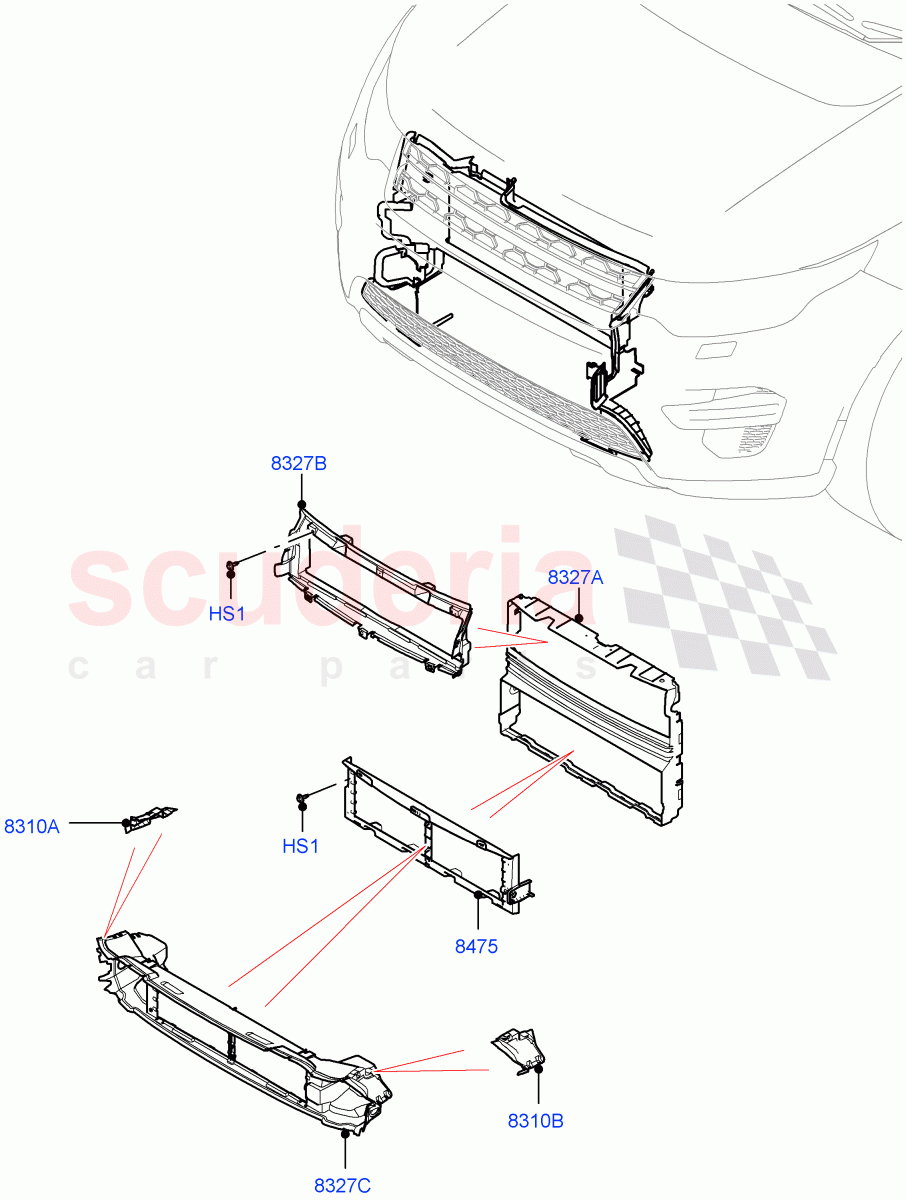 Air Deflectors(Itatiaia (Brazil))((V)FROMLT000001) of Land Rover Land Rover Discovery Sport (2015+) [2.2 Single Turbo Diesel]