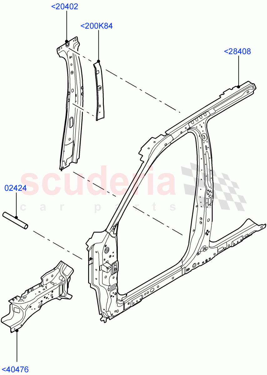 Side Panels - Inner(Front)(Halewood (UK)) of Land Rover Land Rover Discovery Sport (2015+) [2.0 Turbo Diesel AJ21D4]
