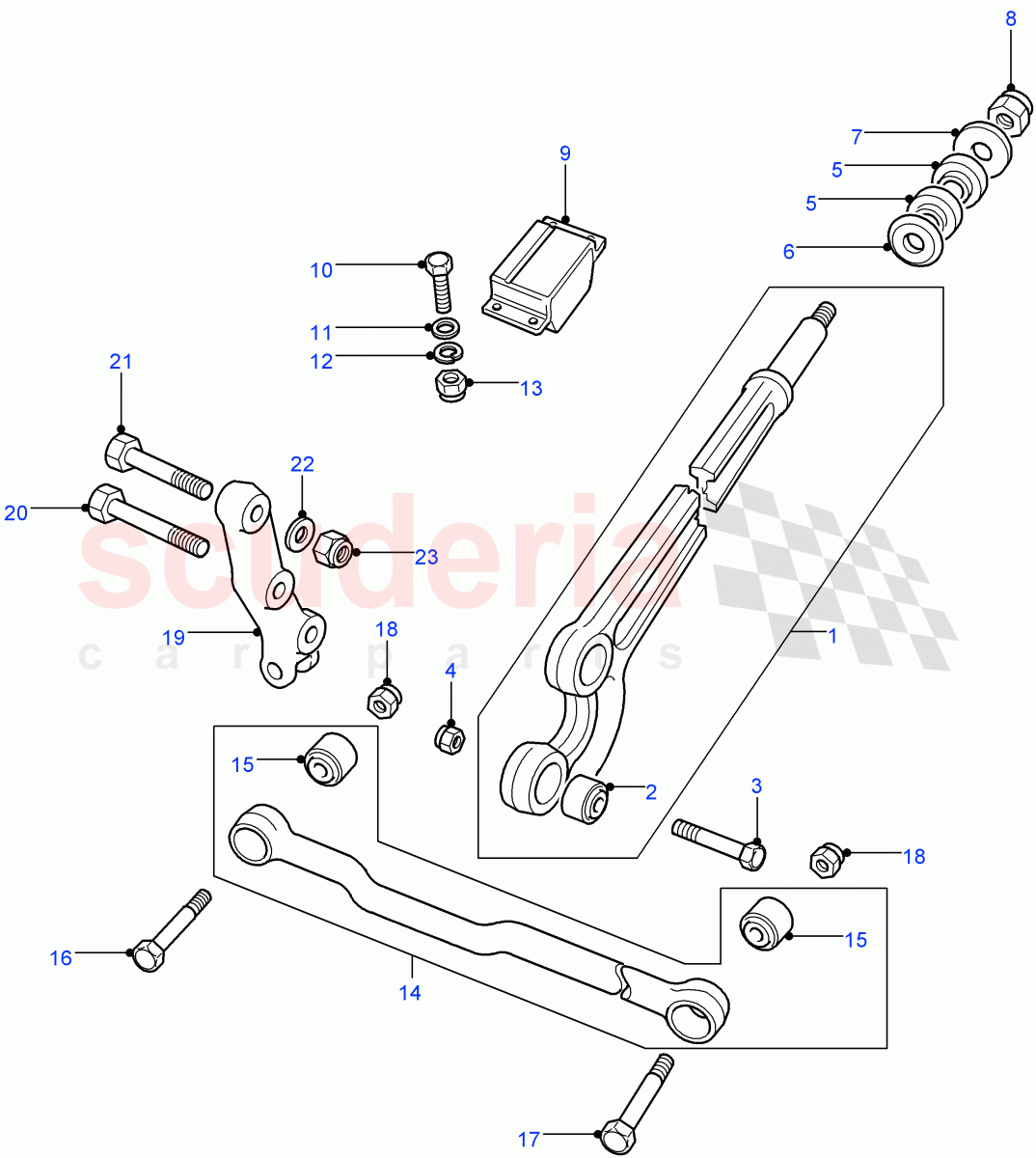 Radius Arms & Links((V)FROM7A000001) of Land Rover Land Rover Defender (2007-2016)