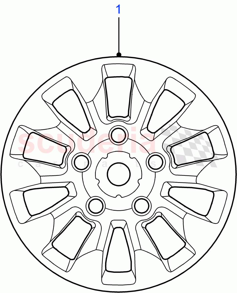 Wheels of Land Rover Land Rover Defender (2007-2016)
