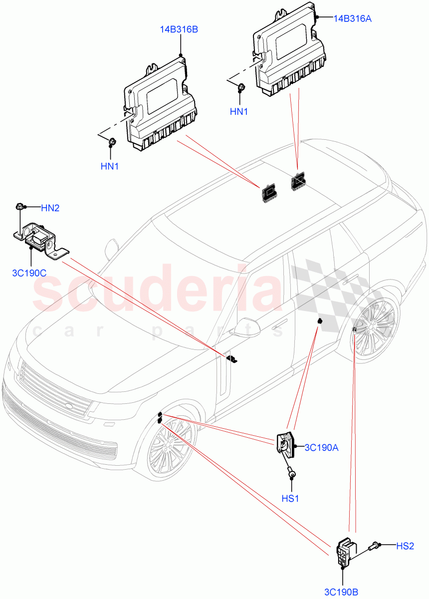 Electronic Damper Control of Land Rover Land Rover Range Rover (2022+) [4.4 V8 Turbo Petrol NC10]