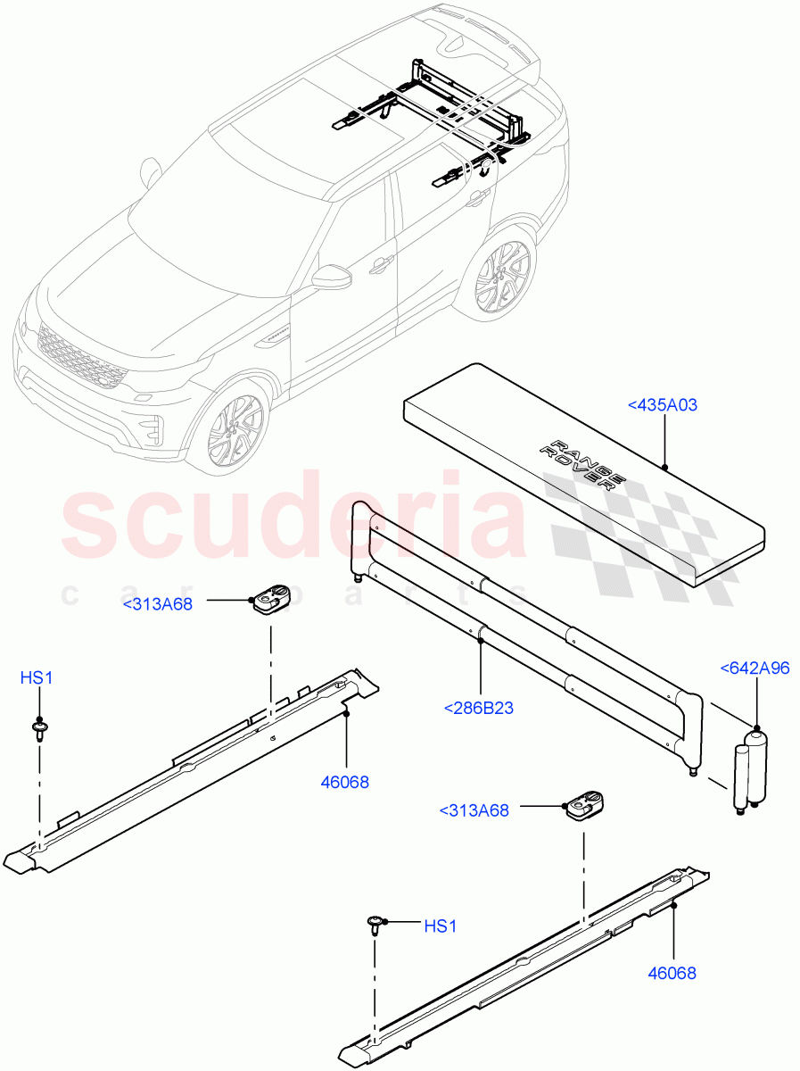 Load Compartment Trim(Solihull Plant Build, Floor)((V)FROMHA000001) of Land Rover Land Rover Discovery 5 (2017+) [3.0 DOHC GDI SC V6 Petrol]