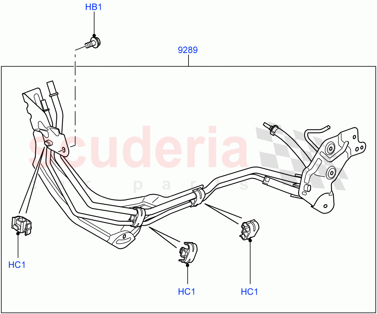 Fuel Lines(Cologne V6 4.0 EFI (SOHC))((V)FROMAA000001) of Land Rover Land Rover Discovery 4 (2010-2016) [4.0 Petrol V6]