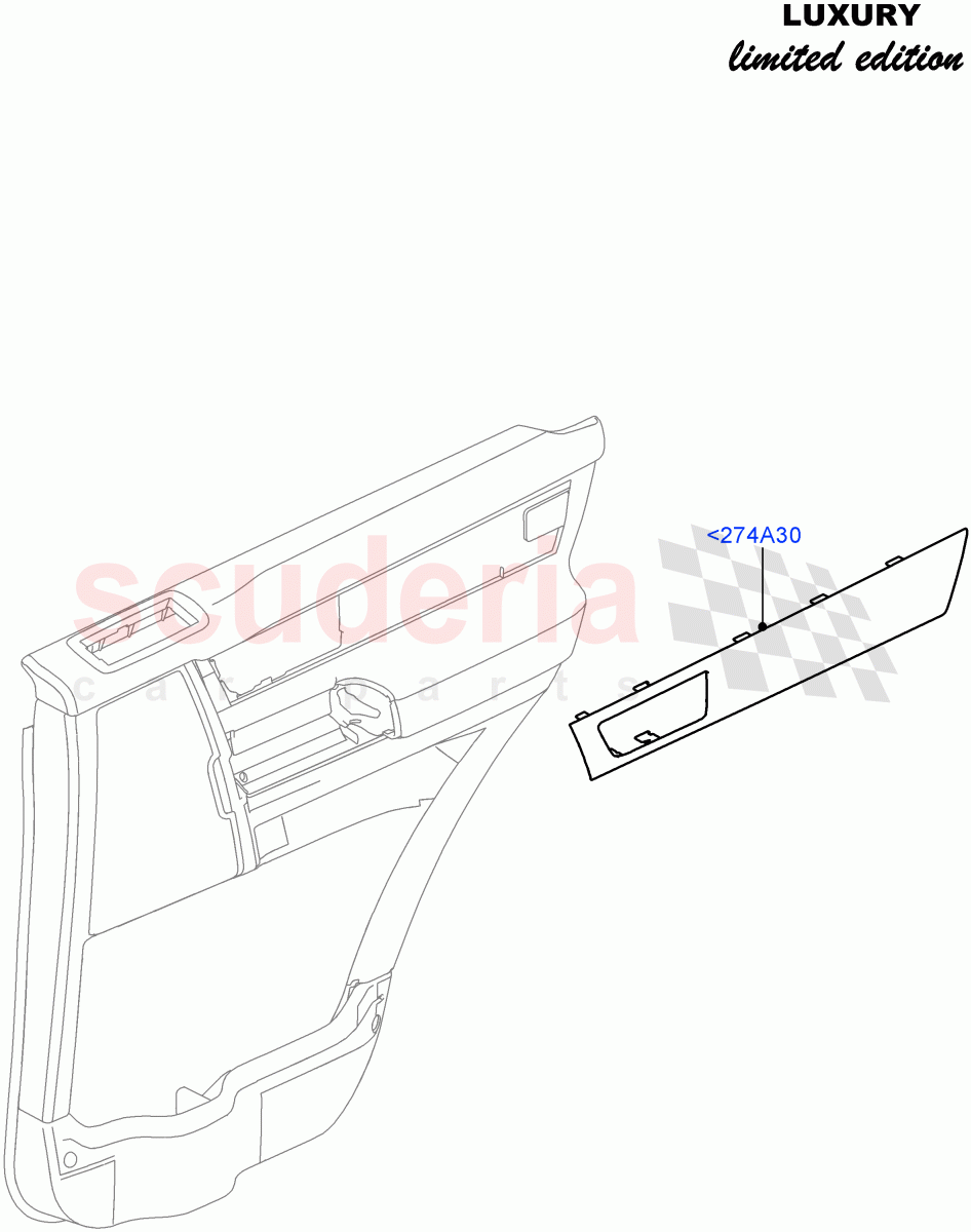 Rear Door Trim Installation((V)FROMCA000001) of Land Rover Land Rover Discovery 4 (2010-2016) [3.0 Diesel 24V DOHC TC]