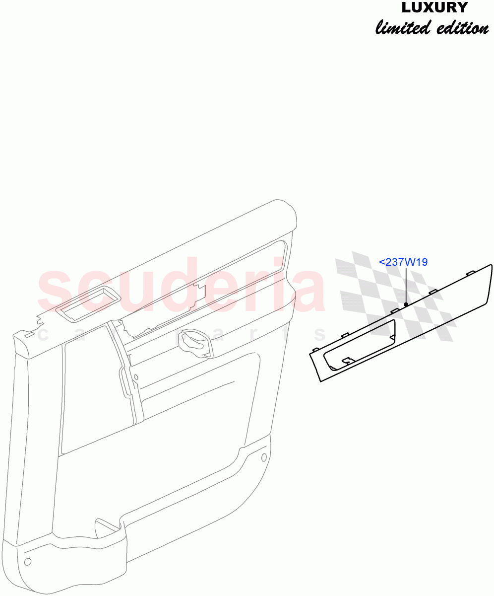 Front Door Trim Installation((V)FROMCA000001) of Land Rover Land Rover Discovery 4 (2010-2016) [3.0 DOHC GDI SC V6 Petrol]