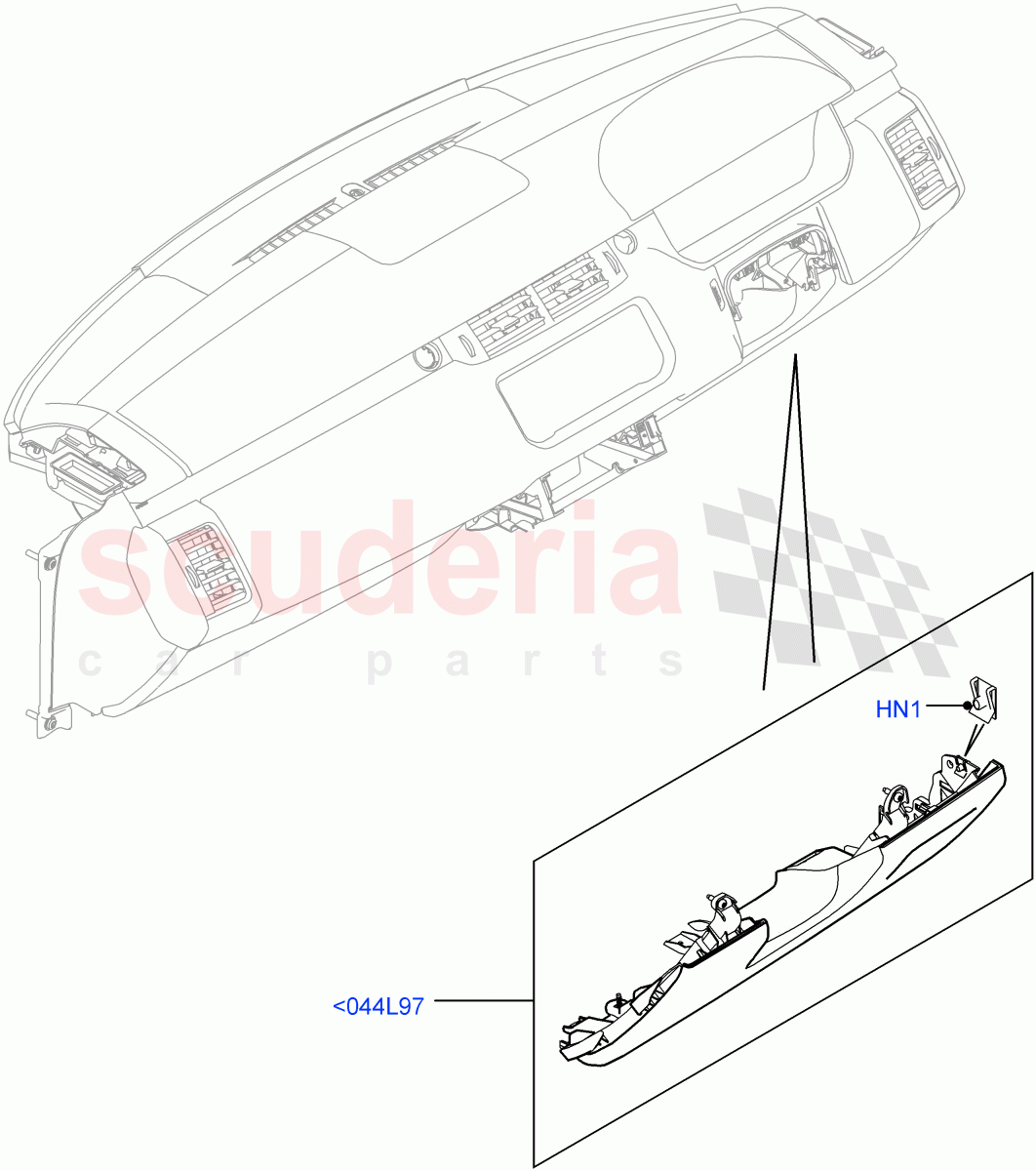 Instrument Panel(External, Lower) of Land Rover Land Rover Range Rover Sport (2014+) [2.0 Turbo Diesel]