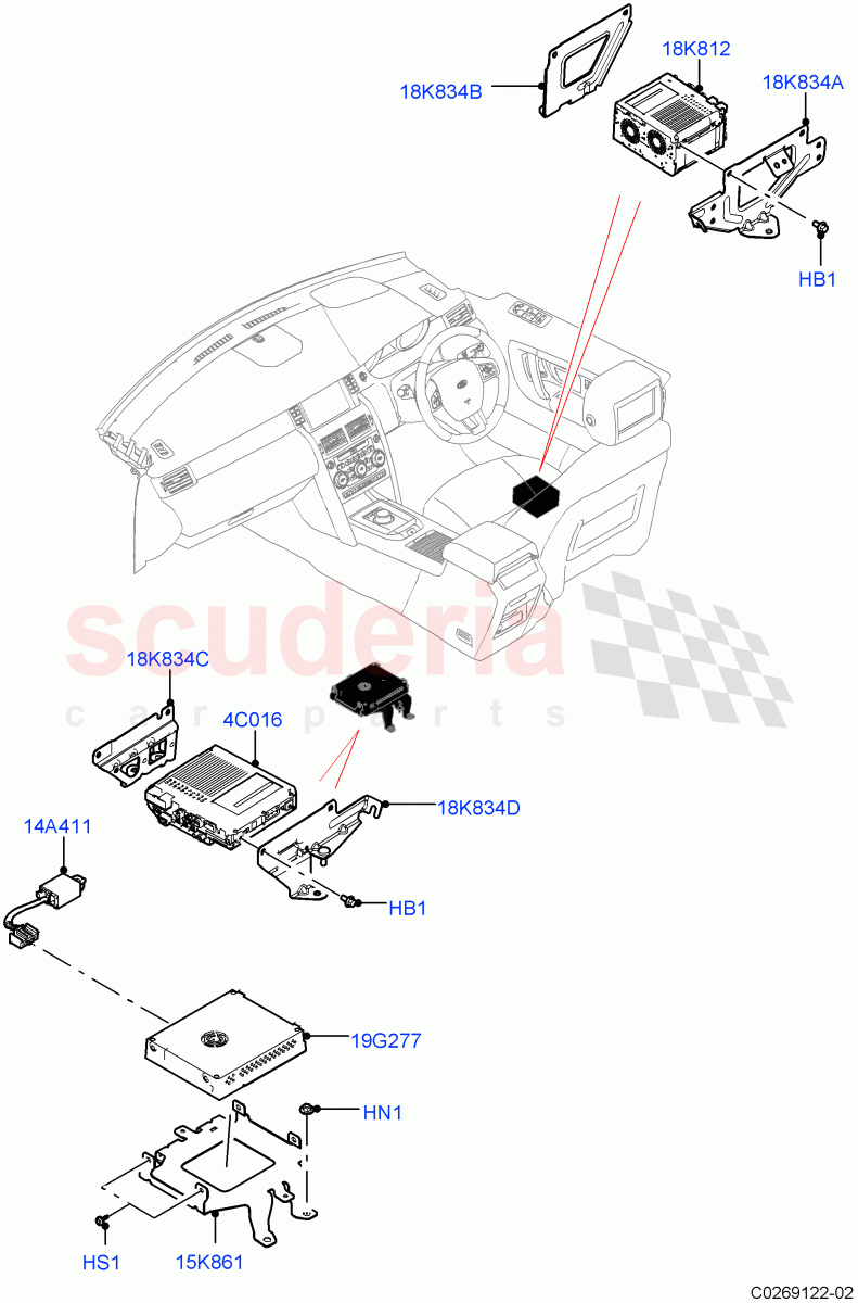 Family Entertainment System(Itatiaia (Brazil))((V)FROMGT000001) of Land Rover Land Rover Discovery Sport (2015+) [2.0 Turbo Petrol AJ200P]