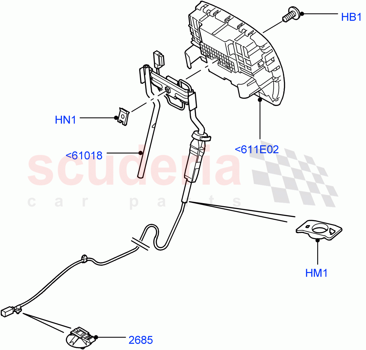 Front Seat Back(With Provision For DVD Screen)((V)FROMAA000001) of Land Rover Land Rover Range Rover Sport (2010-2013) [3.0 Diesel 24V DOHC TC]