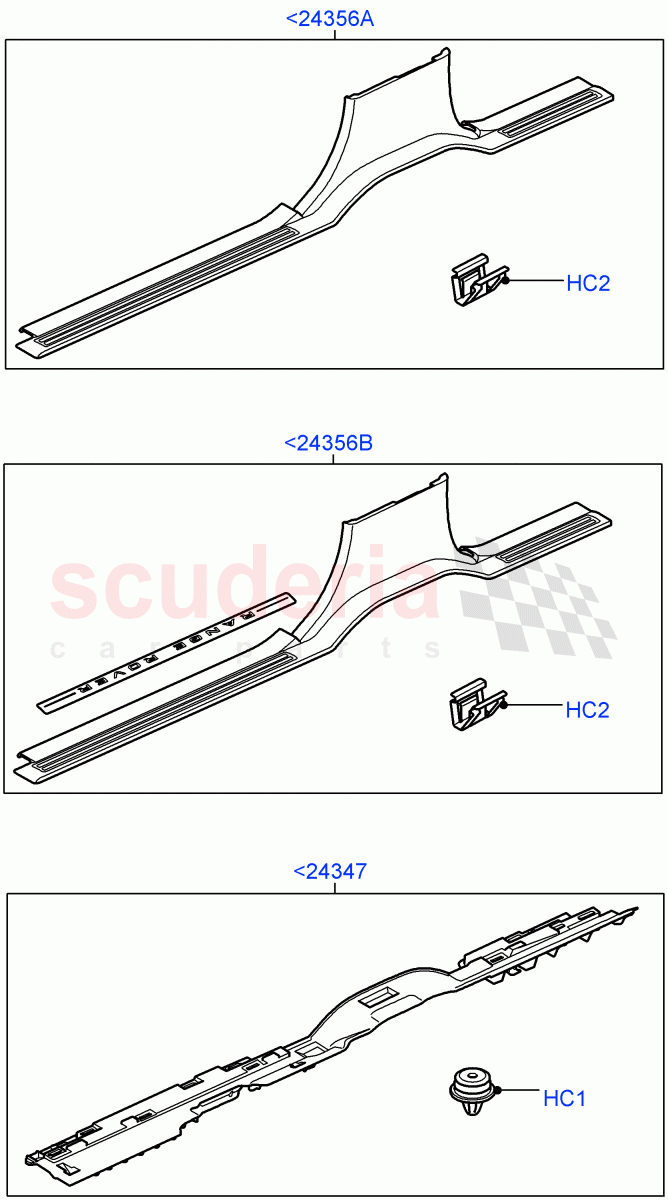 Side Trim(Sill)((V)FROMAA000001) of Land Rover Land Rover Range Rover Sport (2010-2013) [5.0 OHC SGDI SC V8 Petrol]