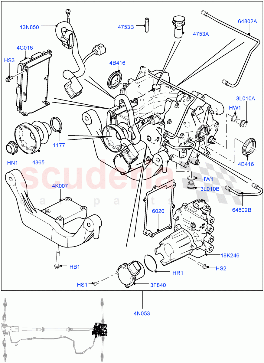 Rear Axle(Internal Components)(Changsu (China),Dynamic Driveline)((V)FROMFG000001,(V)TOKG446856) of Land Rover Land Rover Discovery Sport (2015+) [1.5 I3 Turbo Petrol AJ20P3]