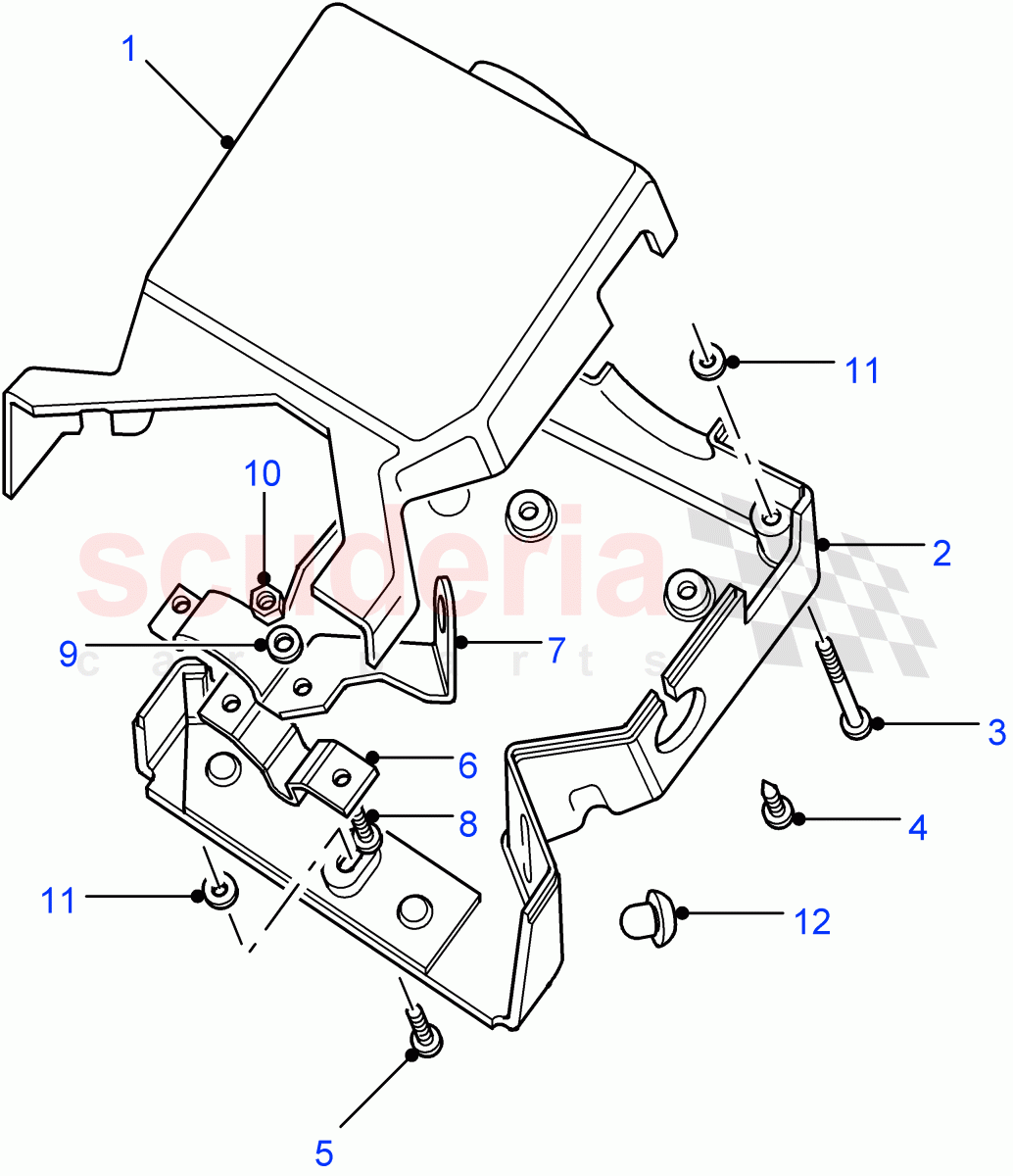 Steering Column Shroud((V)FROM7A000001) of Land Rover Land Rover Defender (2007-2016)