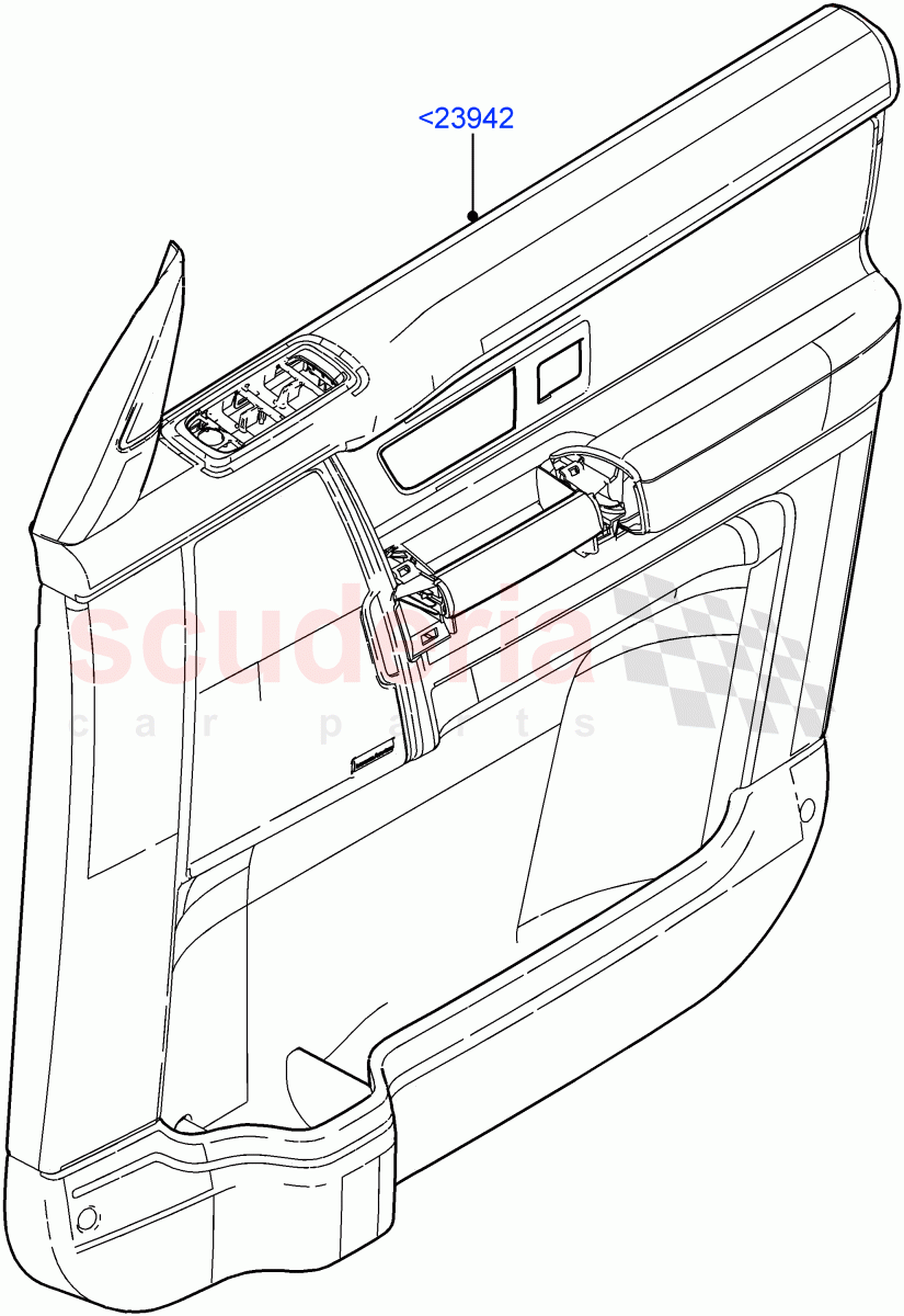 Front Door Trim Panels((V)FROMAA000001) of Land Rover Land Rover Discovery 4 (2010-2016) [3.0 DOHC GDI SC V6 Petrol]