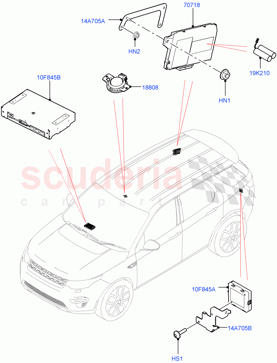 Telematics(Itatiaia (Brazil))((V)FROMGT000001) of Land Rover Land Rover Discovery Sport (2015+) [2.0 Turbo Petrol AJ200P]