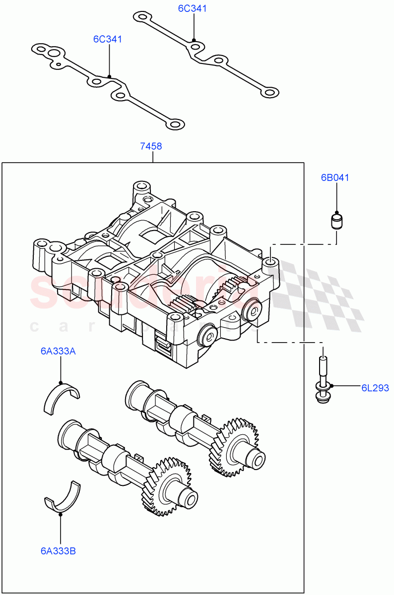 Balance Shafts And Drive(2.2L DOHC EFI TC DW12,2.2L CR DI 16V Diesel) of Land Rover Land Rover Range Rover Evoque (2012-2018) [2.2 Single Turbo Diesel]