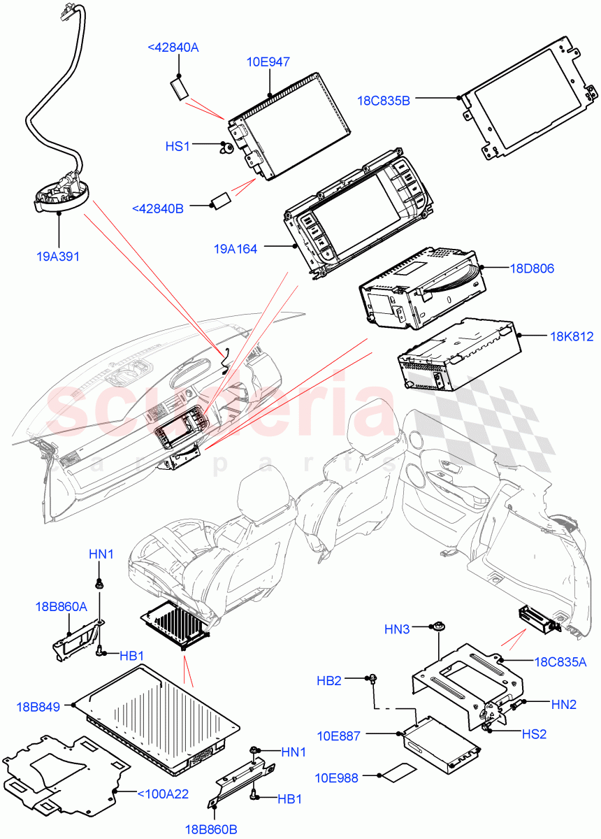 Audio Equipment - Original Fit(Changsu (China))((V)FROMEG000001) of Land Rover Land Rover Range Rover Evoque (2012-2018) [2.0 Turbo Diesel]