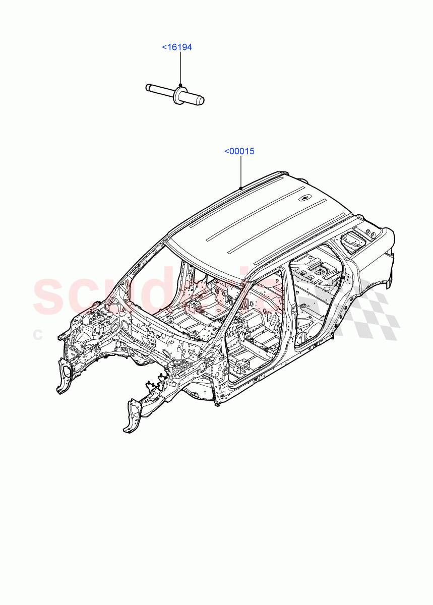 Bodyshell(5 Door,Itatiaia (Brazil))((V)FROMGT000001) of Land Rover Land Rover Range Rover Evoque (2012-2018) [2.0 Turbo Petrol GTDI]