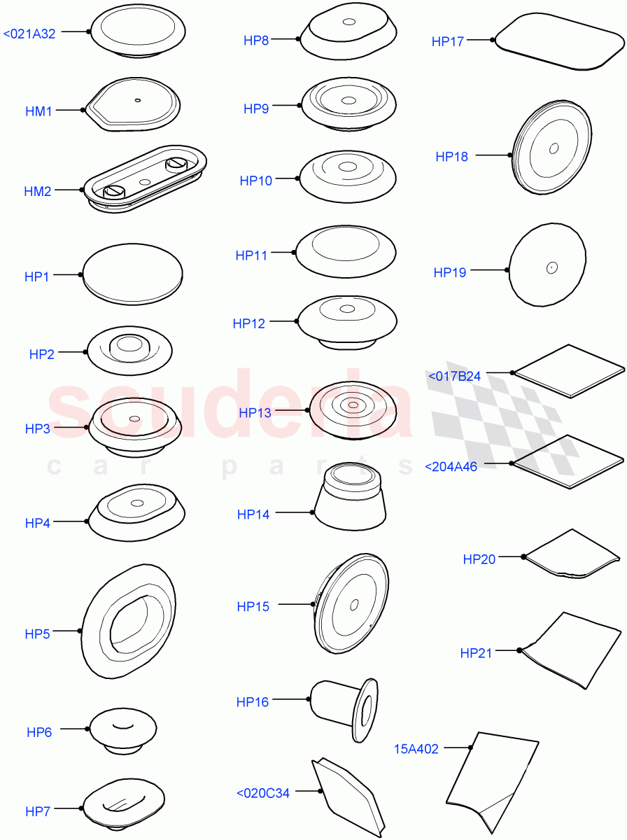 Plugs - Body(Changsu (China))((V)FROMFG000001) of Land Rover Land Rover Discovery Sport (2015+) [2.0 Turbo Petrol GTDI]
