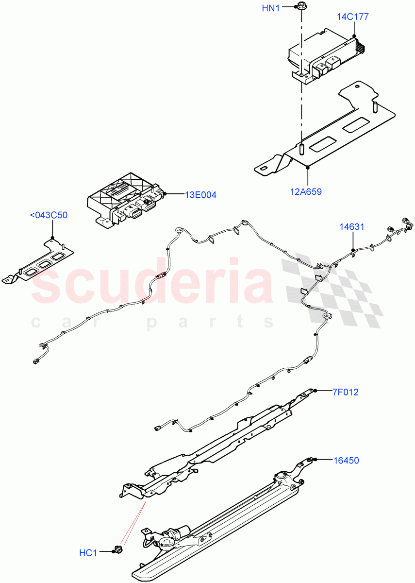 Side Steps And Tubes of Land Rover Land Rover Defender (2020+) [3.0 I6 Turbo Diesel AJ20D6]
