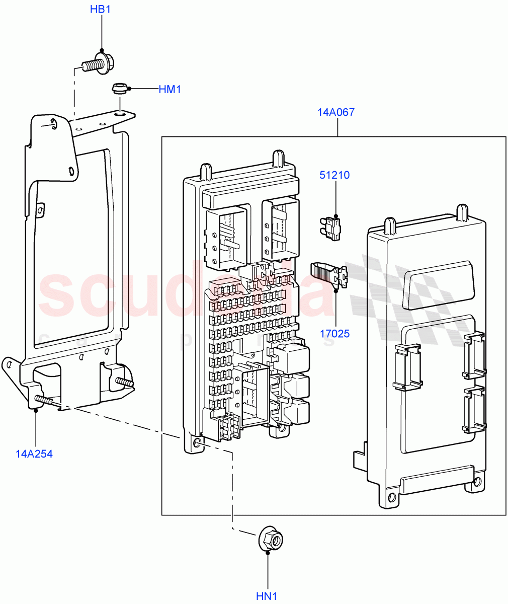 Fuses, Holders And Circuit Breakers(Passenger Compartment)((V)TO9A999999) of Land Rover Land Rover Range Rover Sport (2005-2009) [2.7 Diesel V6]