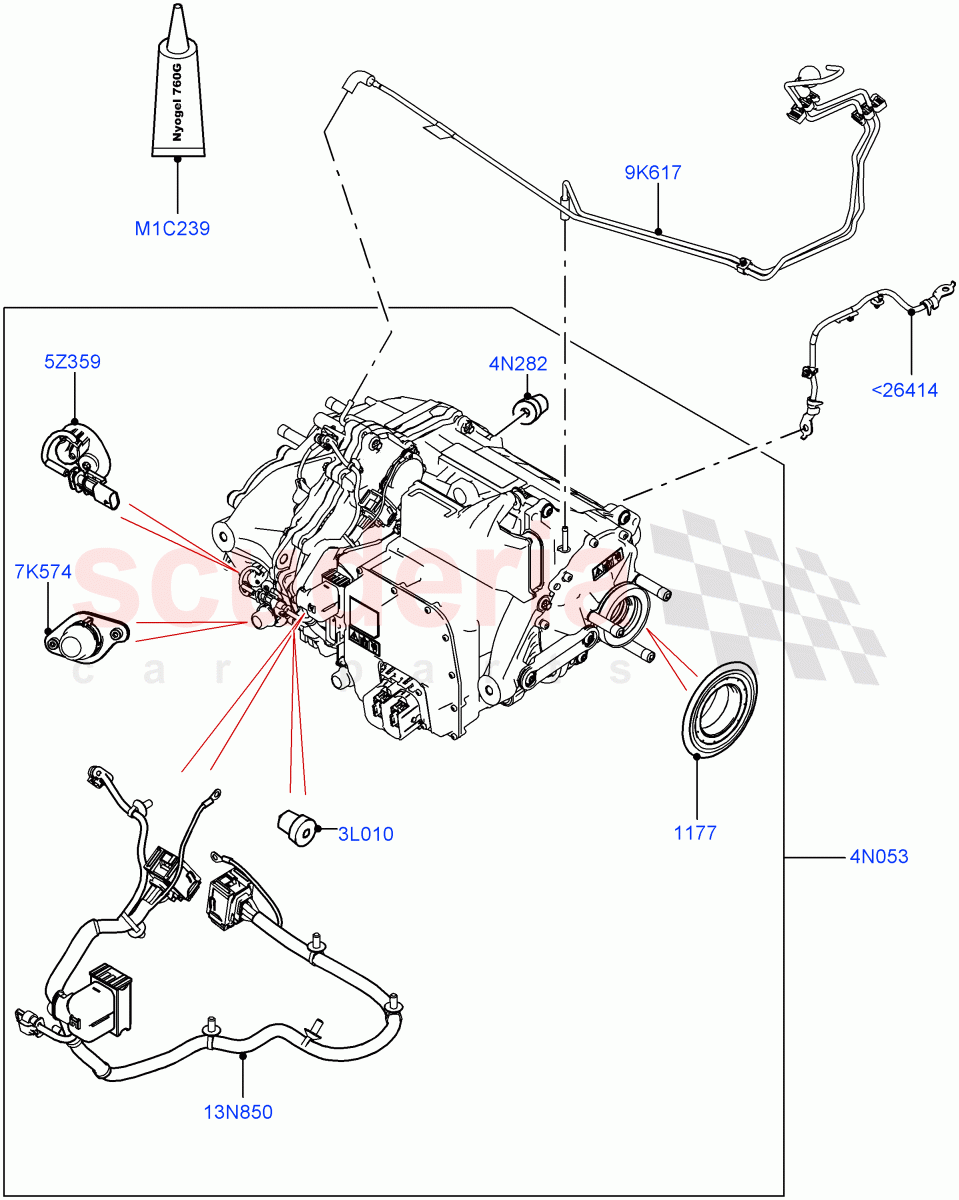 Rear Electric Drive Unit(Main Unit)(1.5L AJ20P3 Petrol High PHEV,Changsu (China),All Wheel Drive)((V)FROMKG446857) of Land Rover Land Rover Discovery Sport (2015+) [2.2 Single Turbo Diesel]